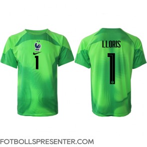 Frankrike Hugo Lloris #1 Målvakt Borta Matchtröja VM 2022 Kortärmad